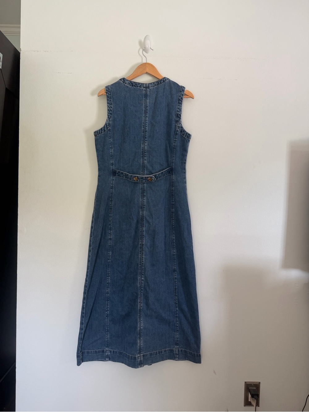 Ann Taylor Denim V-Neck Shirtdress - Picture 3 of 6